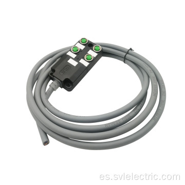 4*M12 Cable de molde de 5 polos PNP